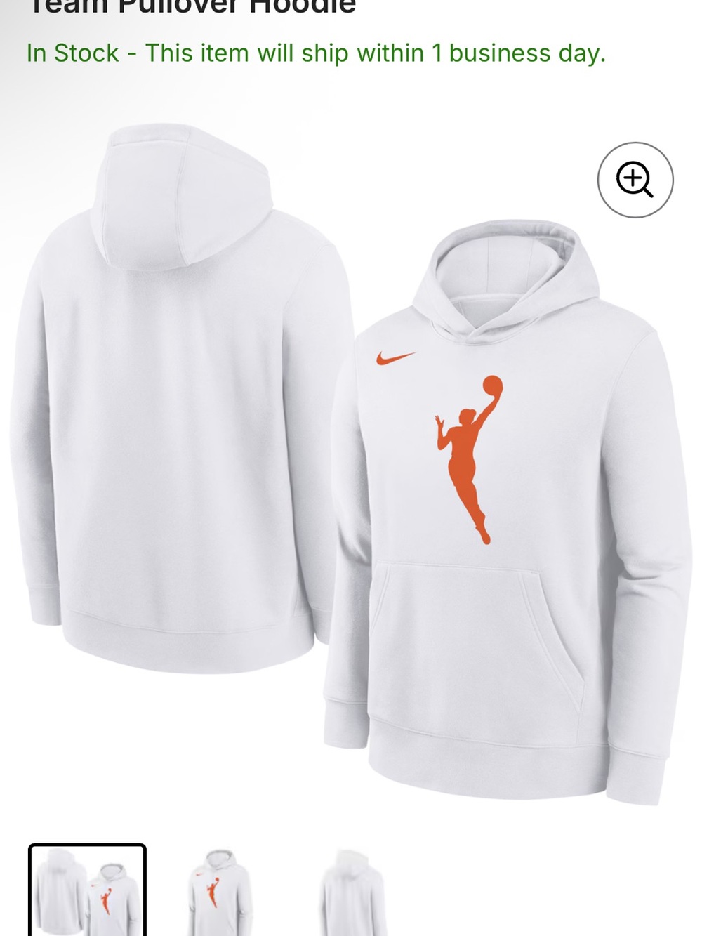 Nike WNBA Youth L hoodie